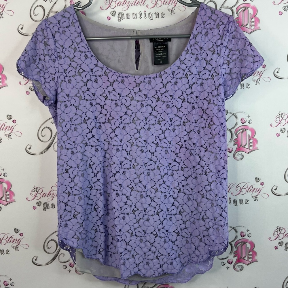 Talula Lavender Lace Blouse